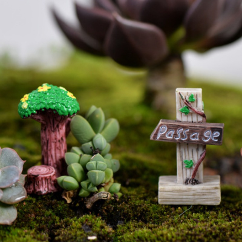 1 Đồ trang trí Gốc Cây Mini Trang Trí Sân Vườn