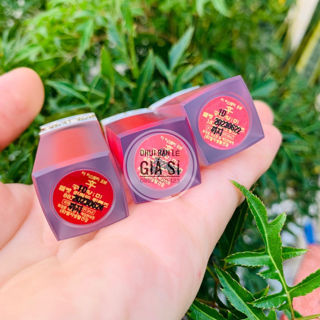 Son kem nhung lì Whoo GJH Mi Velvet Liquid Lip Rouge mini 2.3g