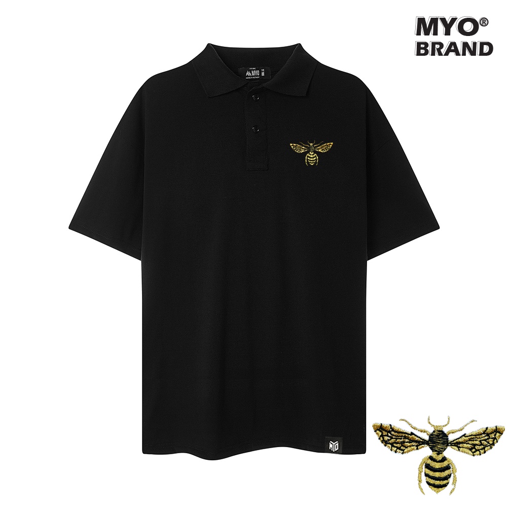 Áo Polo Cá Sấu Cao Cấp Thêu Ong MYO P009