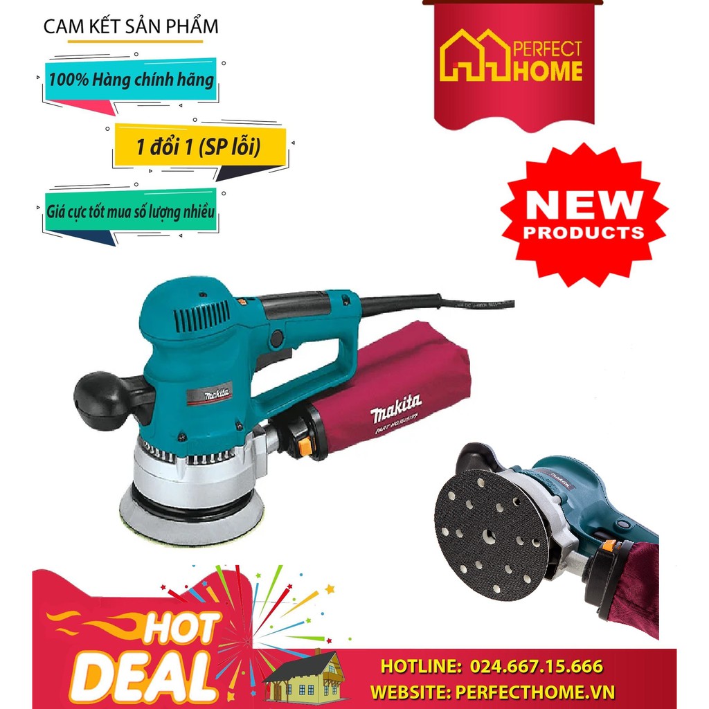 ⚡️Sale sốc⚡️ { Hàng chính_hãng}Máy Chà Nhám Quỹ Đạo Makita BO6030 Công suất 310W