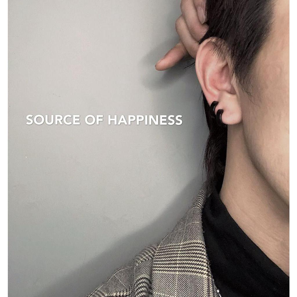 Khuyên tai tròn kẹp tai phong cách đường phố dành cho nam và nữ 23B178