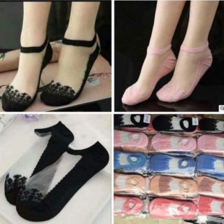 SÉT 10 ĐÔI TẤT LƯỚI REN CÔNG CHÚA