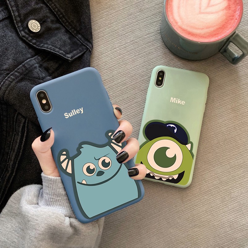 Ốp điện thoại hình hoạt hình quái vật nhỏ cho iPhone11 11Pro 11pro Max X XR XS XS MAX 7 8 plus SE