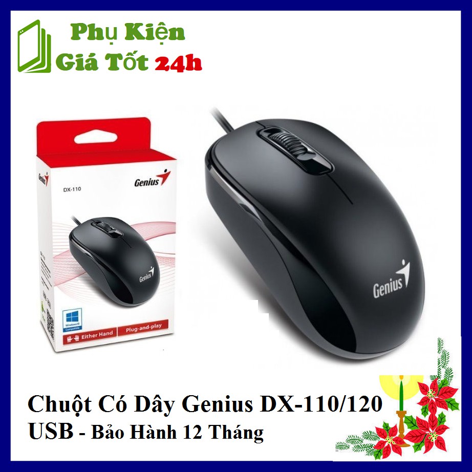 Chuột Có Dây Genius DX-110/120 USB - Bảo Hành 12 Tháng