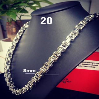 Dây chuyền nam inox size lớn chất liệu thép không gỉ hàng loại cao cấp vĩnh viễn không đen KHÔNG NGỨA CỔ