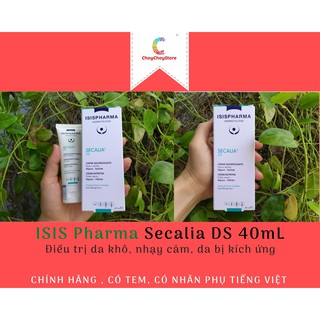 Isis pharma secalia ds 40ml - điều trị da khô, nhạy cảm, da bị kích ứng