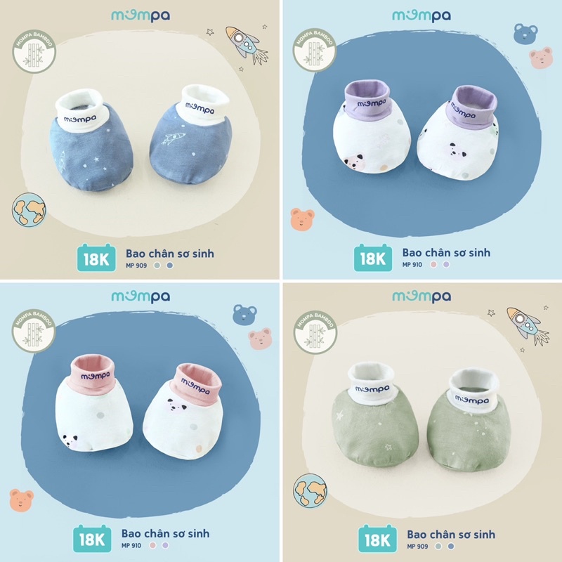 Mompa - Phụ kiện sơ sinh sợi tre