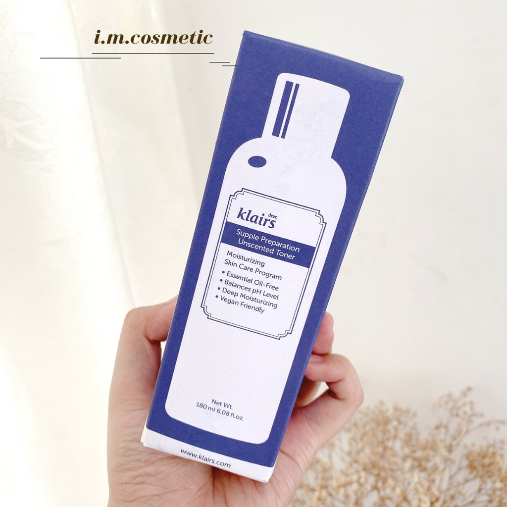 Nước hoa hồng Dear Klairs Supple Preparation toner 180ml