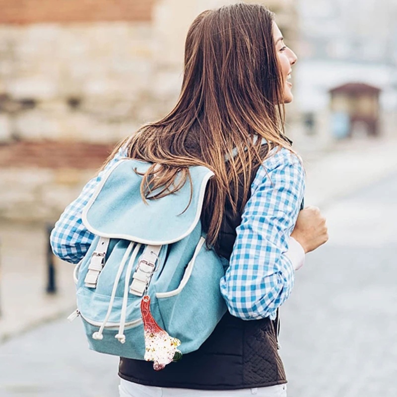 Khuôn Silicone Làm Móc Khóa Resin Hình Hoạt Hình Đáng Yêu DIY