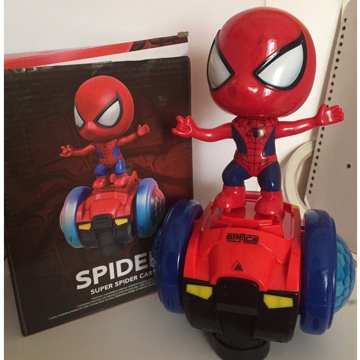 Đồ chơi iron man, người nhện nhảy múa theo nhạc đèn