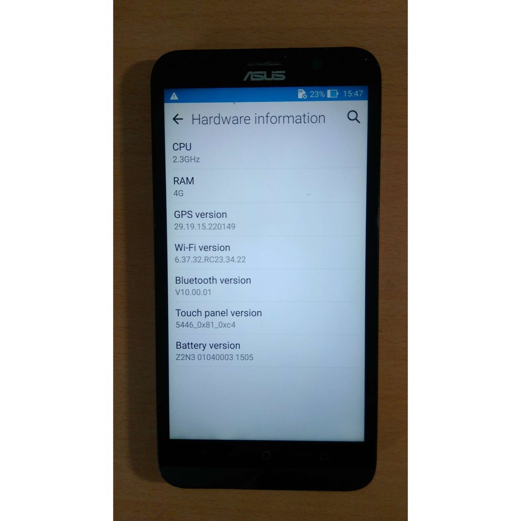Điện thoại Asus Zenfone 2, Ram 4G/32G chính hãng, bị lỗi cảm ứng