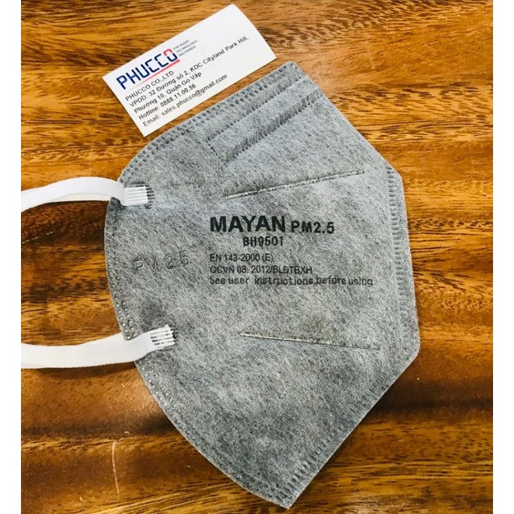 [HCM - Shopee Express 2H] [Gói/ 2 cái] Khẩu trang N95 MAYAN, lọc bụi mịn PM2.5,  lọc 99% vi khuẩn, virut, qua không khí | BigBuy360 - bigbuy360.vn