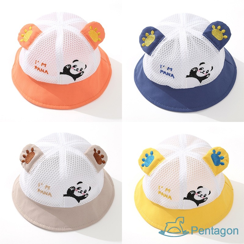 Mũ Lưỡi Trai Chống Nắng Phối Lưới Họa Tiết Hoạt Hình Thời Trang Mùa Hè