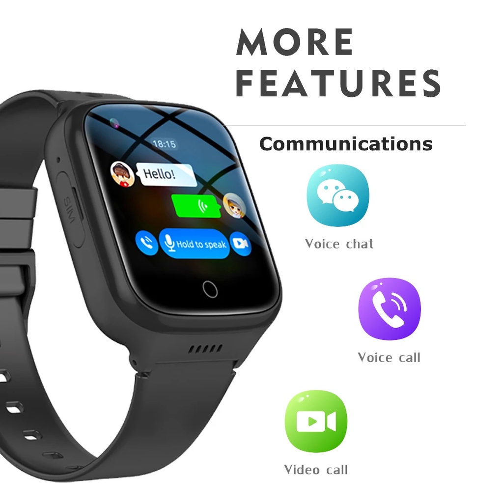 Đồng hồ định vị GPS trẻ em Smart Watch Kid 4G OSUN, pin 1000 mAh, video call, voice chat, chống nước, chụp ảnh từ xa
