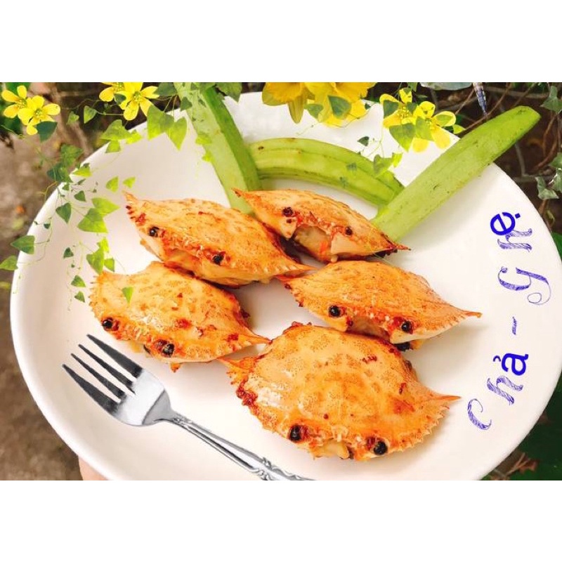 Chả mai ghẹ Farci thả lẩu - khay 8 mai 350g.