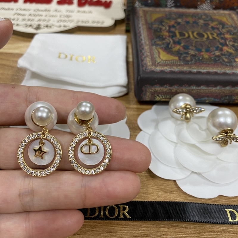 Bông tai cao cấp Dior hot nhất