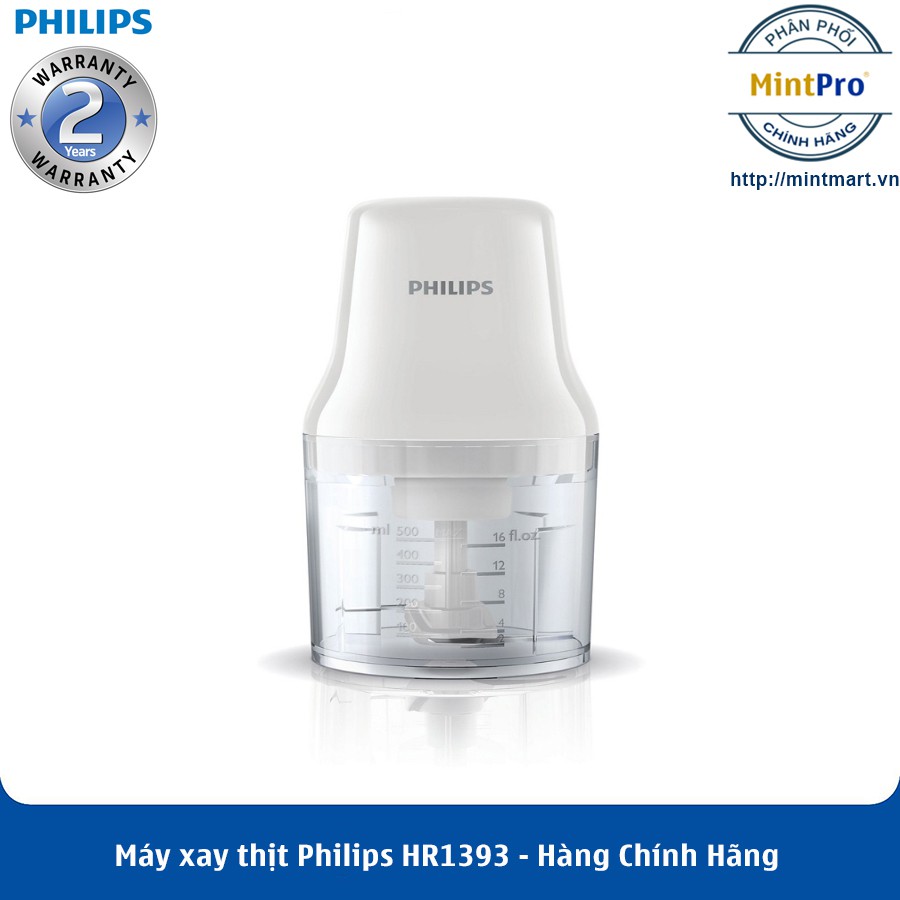 Máy xay thịt Philips HR1393 – Hàng Chính Hãng – Bảo Hành 2 Năm Toàn Quốc