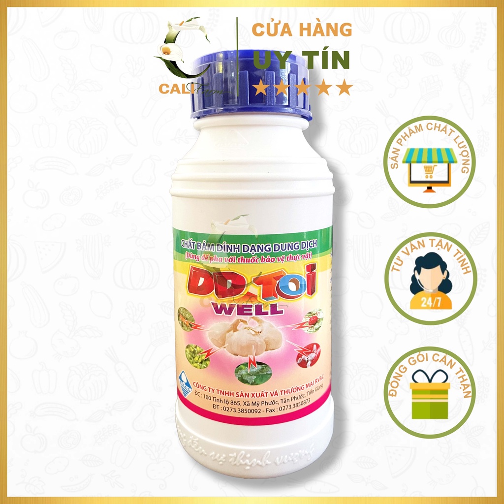 Dịch Tỏi Well Phòng Và Xua Đuổi Côn Trùng Trừ Sâu Bệnh Chai 500 ml