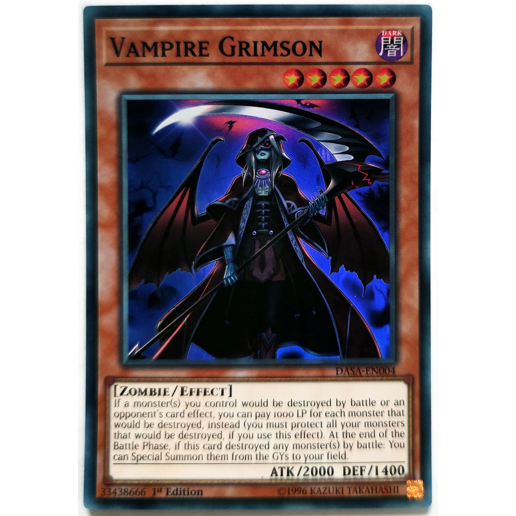 [Thẻ Yugioh] Vampire Grimson |EN| Super Rare