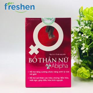 Tăng cường sinh lý nữ giới, điều hoà kinh nguyệt Bổ Thận Nữ Abipha