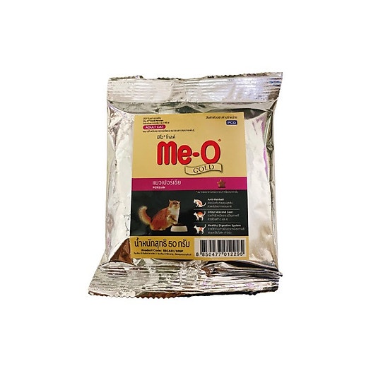Thức ăn cho mọi giống mèo trưởng thành Me-O Gold 3 vị - Gói mẫu 100g