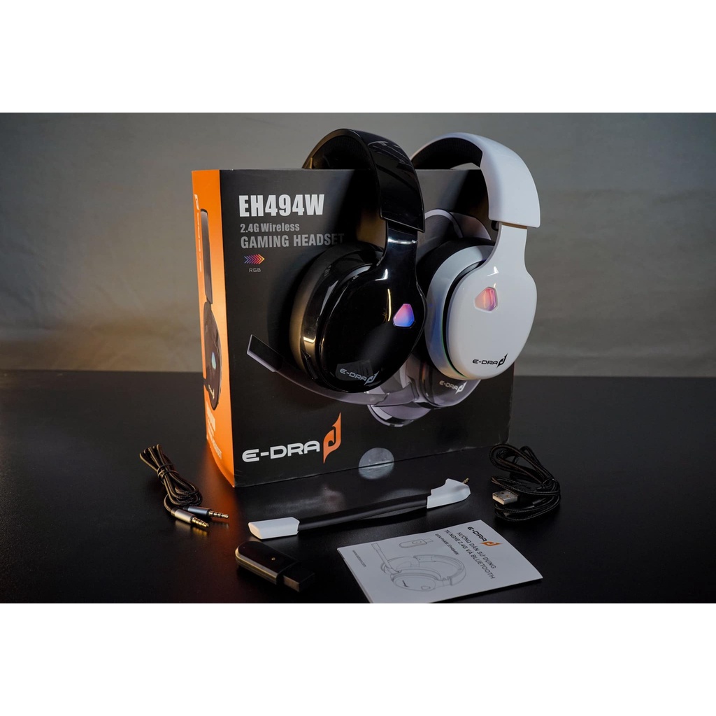 Tai nghe gaming không dây có mic Edra EH494w