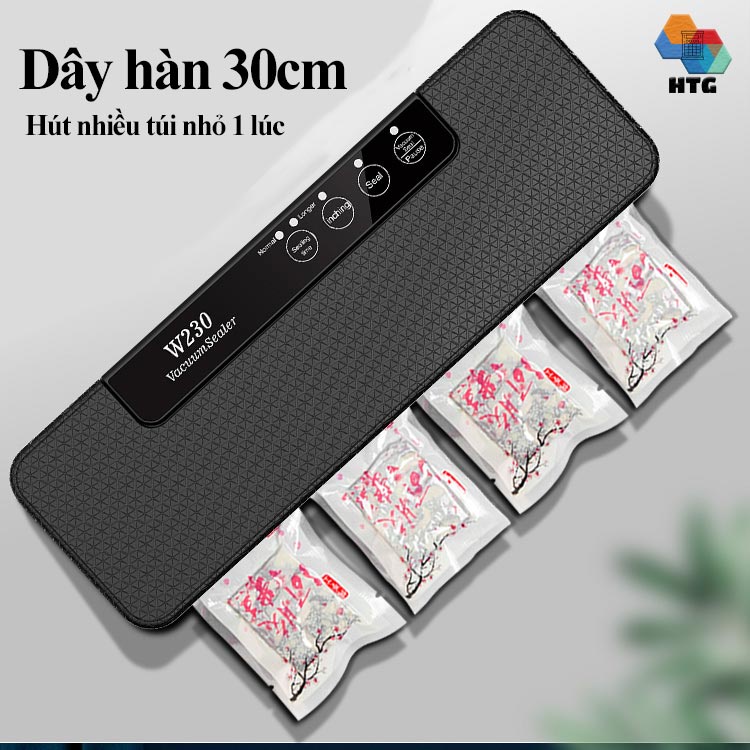 Máy Hút Chân Không Thực Phẩm W230 tự động, hút khô và hút ướt, hàn độc lập, kiểm soát lực hút, hàng chính hãng