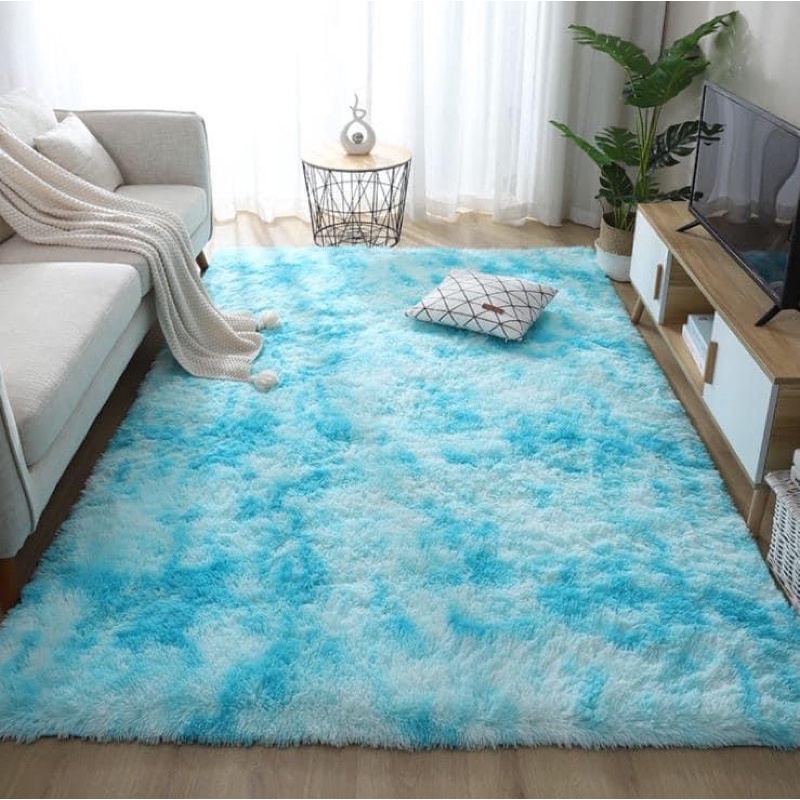 Thảm Lông Trải Sàn 80cm x 200cm hình chữ nhật decor phòng trải phòng ngủ phòng khách trang trí phòng làm phông chụp mẫu