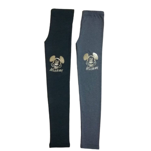 Quần Legging Thêu Hình Chuột MICKEY Siêu Co Giãn