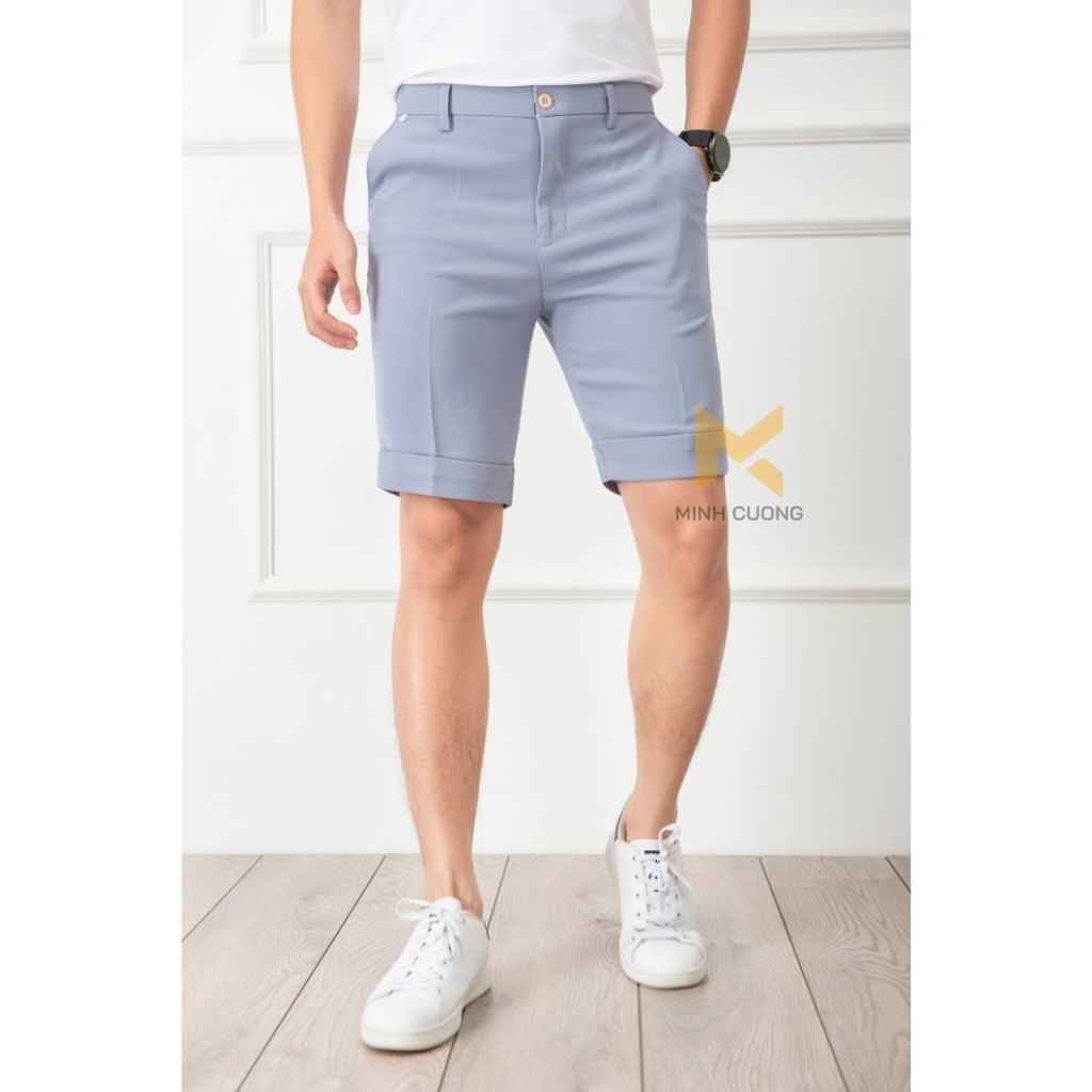 Quần âu ống ngắn, dáng ôm, chất vải co giãn 4 chiều, may kỹ cẩn thận, phong cách dạo phố | BigBuy360 - bigbuy360.vn