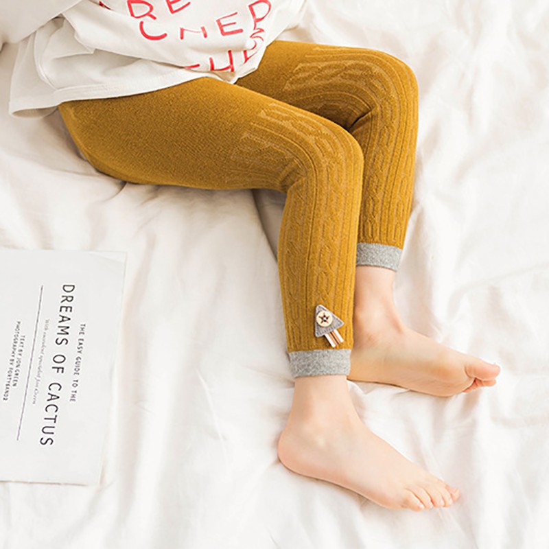 Quần Legging Co Giãn Mềm Mại Cho Bé Gái