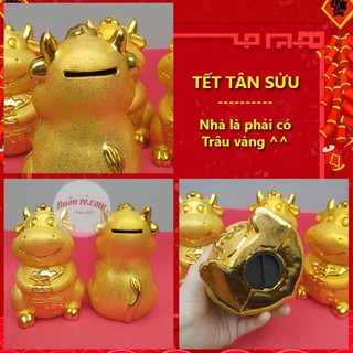 Trâu vàng đựng tiết kiệm