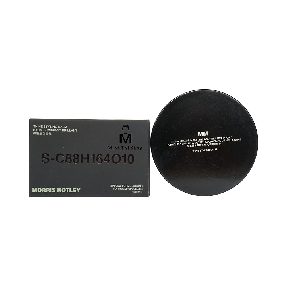 Sáp Vuốt Tóc Nam MORRIS MONTLEY Shine Styling Balm + Xịt Dưỡng Tóc AZENMAN Parana 20ml + Lược Chải Tóc Texture