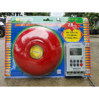 Bộ Chuông Báo Hẹn Giờ Ra Vào Cơ Quan, Trường Học, Công Ty, 28 Lần/Ngày (Bật Tắt Tính Bằng Giây)