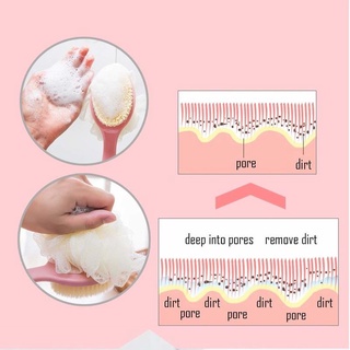 Bàn Chải Chà Lưng Cán Dài Tẩy Tế Bào Chết