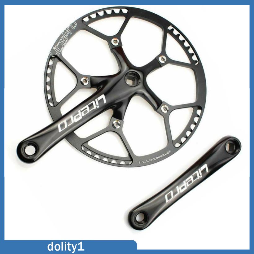 [DOLITY1]Bike Chainring Wide Single 3-8 Speed 45T-58T 130BCD Chainwheel Sprocket 45T