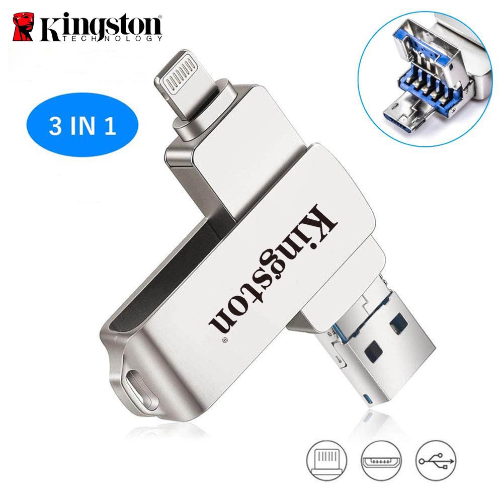 Usb vỏ kim loại 256gb tốc độ cao thích hợp cho iPhone