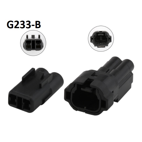 G233-Giắc cắm cảm biến ôxy đảo chiều của radar không thấm nước 2.2mm 2 lỗ