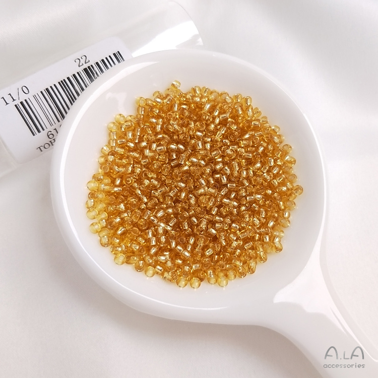 Bộ 10 Túi 1000 Hạt Xỏ Lỗ Tròn 2mm Màu Sắc