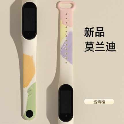 Morandi Dây Đeo Thay Thế Chất Liệu Silicon Màu Trơn Cho oppo band b1
