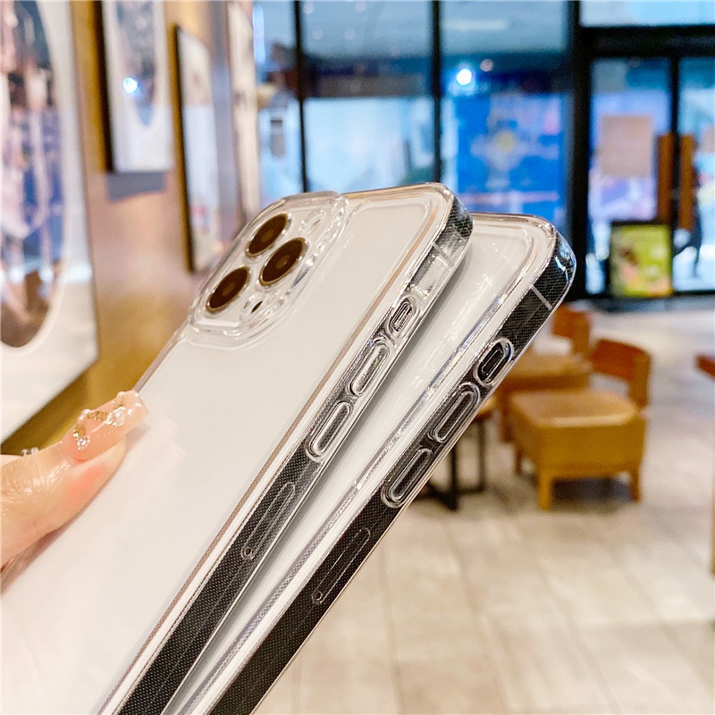 Ốp Điện Thoại Trong Suốt Cho Xiaomi POCO M3 M4 M2 X3 Nf Pro Redmi 9 9A 9i 9C 10C Note 10 9 8 7 Pro 11S POCO X4 GT K40 Pro