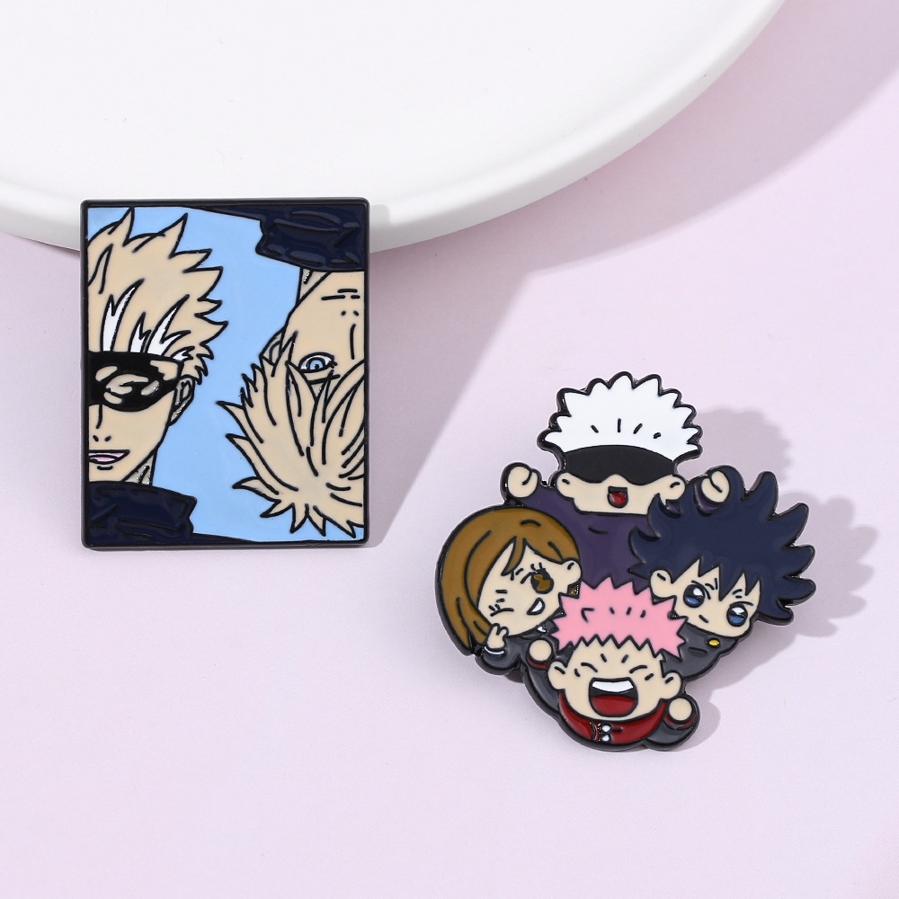 Huy Hiệu Cài Áo Hình Nhân Vật Anime Jujutsu Kaisen Gojo Satoru