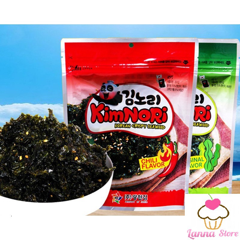 Rong biển ăn liền Kimnori ( vị cay, hải sản ) gói 40gr - Hàn Quốc