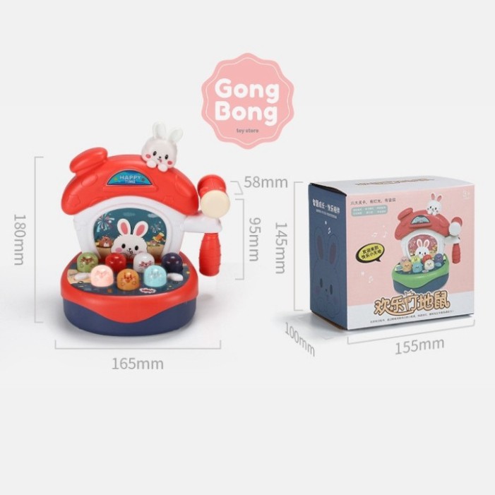 Đồ chơi đập chuột cho bé, đồ chơi thông minh kích thích khả năng phản xạ của trẻ Gong Bong store (hàng hot)