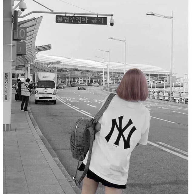 Áo thun tay lỡ NY ĐEN/TRẮNG ❤️/Nam nữ unisex/FREESHIP 50K ❤️ | BigBuy360 - bigbuy360.vn