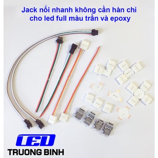 ĐẦU NỐI NHANH 3PIN KHÔNG CẦN HÀN CHÌ BỀ RỘNG 10MM CHO LED DÂY FULL MÀU WS2811 WS2812B UCS1903