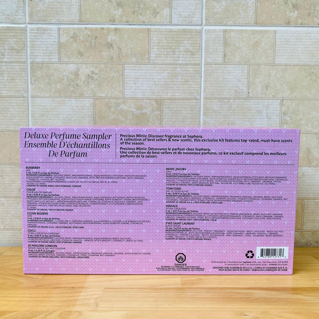 (MẪU MỚI 2023) SET NƯỚC HOA SEPHORA FAVOURITES DELUXE PERFUME SAMPLE