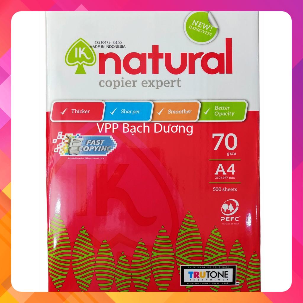 Giấy Natural A4 70 - Giấy Natural 70 gsm - Giấy A4 - Giấy in A4 - Giấy Photo A4 - Giấy Indonesia