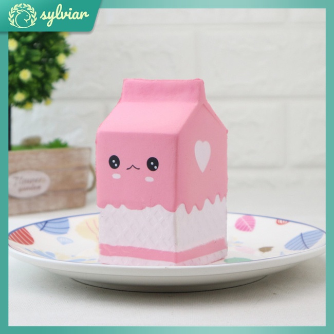 Đồ Chơi Squishy Hình Hộp Sữa Dễ Thương