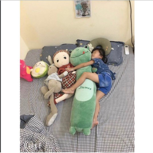 Gối ôm cho bé ngộ nghĩnh hình thú, gấu bông hình thú đáng yêu sư tử, ếch, thỏ, khỉ, gấu bông - quà tặng